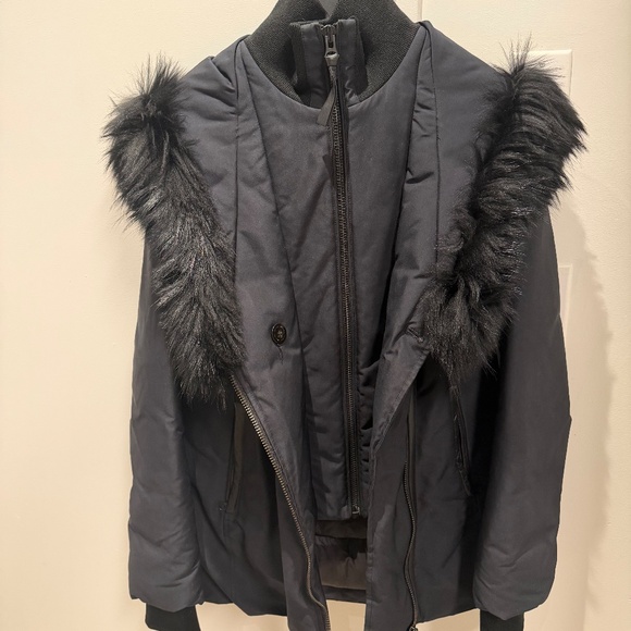 Woman’s Mackage winter jacket size small all black - Picture 3 of 15